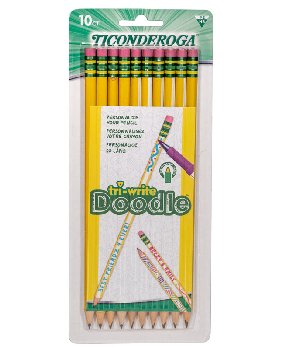 Tri-Write Doodle Pencils #2 Soft (10 count)