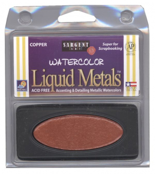 Liquid Metal Watercolor Copper