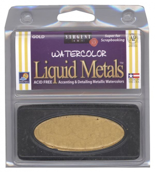 Liquid Metal Watercolor Gold