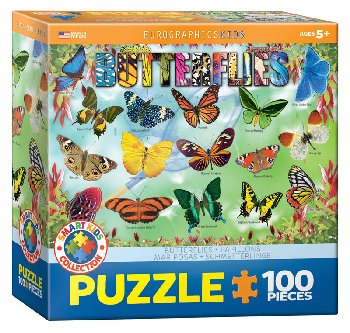 Garden Butterflies Puzzle - 100 pieces