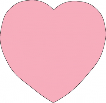 Sticky Shape Notepad - Pink Heart