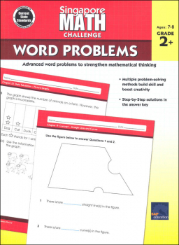 Singapore Math Challenge: Word Problems Grades 2+