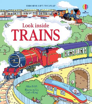 Look Inside Trains (Usborne)