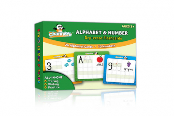 Visual Dry Erase Alphabet & Numbers Flashcards