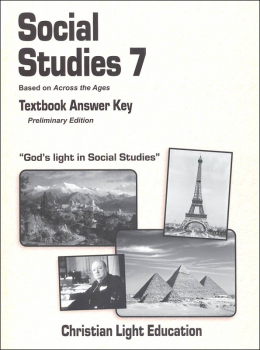 Social Studies Grade 7 Textbook Answer Key