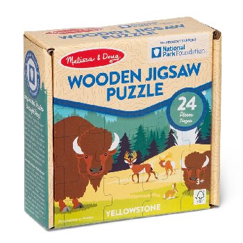 Yellowstone Wooden Jigsaw Puzzle (24 Pc.)