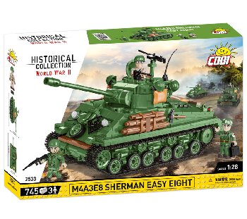 M4A3 Sherman Easy Eight - 745 pieces (World War II Historical Collection)
