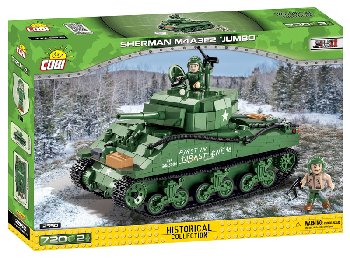 Sherman M4A3E2  - 716 pieces (World War II Historical Collection)