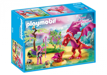 Derved Fremtrædende Decimal Friendly Dragon with Baby (Magical Fairy Forest) | Playmobil 