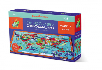 Discover Dinosaurs Learn + Play Puzzle (100 pieces)