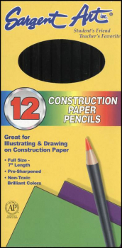 Construction Paper Pencils - Set of 12