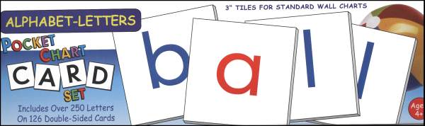 Alphabet-Letters Pocket Chart Card Set