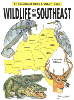 Wildlife of the Southeast Coloring Book