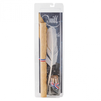 Blank Paper Quill & Ink Bottle with Document Sets