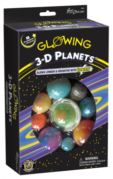3-D Planets Boxed Kit (Glow in the Dark)