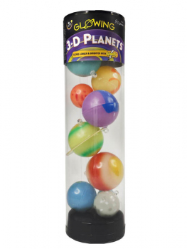 3-D Planets in a Tube (Glow in the Dark)
