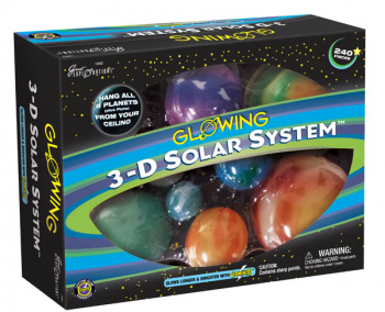 3-D Solar System Boxed Kit (Glow in the Dark)