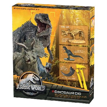 Jurassic World: Dino Dig Triceratops, Giganotosaurus, and Velociraptor ...