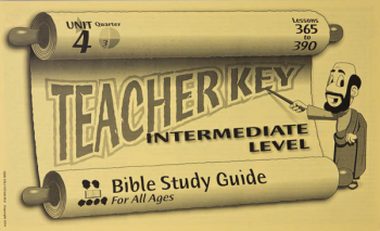 Intermediate Teacher Key for Lessons 365-390