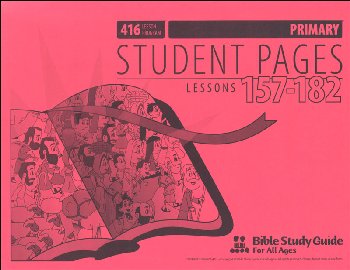 Primary Student Pages for Lessons 157-182