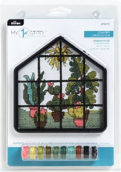 My 1st Stitch Kit - Greenhouse (4")