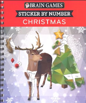 Sticker by Number - Christmas (Brain Games)