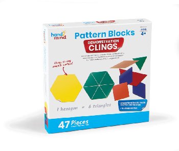 Pattern Blocks Demo Clings (Manipulative Clings)