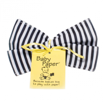 Baby Paper - Black/White Stripe
