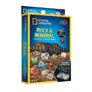 Rock & Mineral Starter Kit - 10 Specimens (National Geographic)