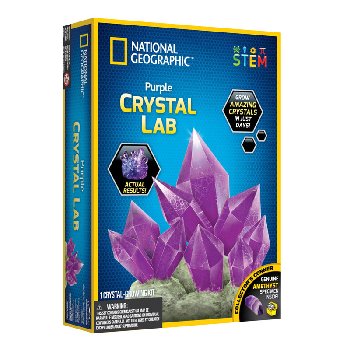 Purple Crystal Growing Lab (National Geographic)