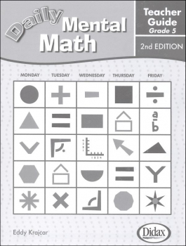 Daily Mental Math Teacher Manual Gr 5