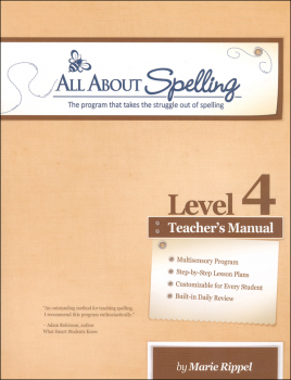 All About Spelling Level 4 Teacher's Manual