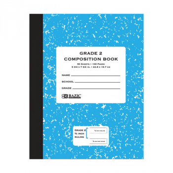 Primary Composition Book - Grade 2 (50 pages)