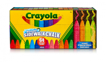 Crayola Ultimate Washable Sidewalk Collection - 64 count