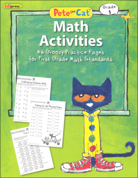 Pete the Cat Math Workbook: Grade 1
