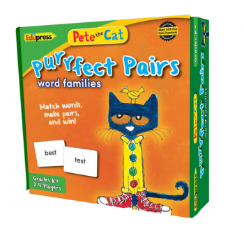 Pete the Cat Purrfect Pairs Game: Word Families