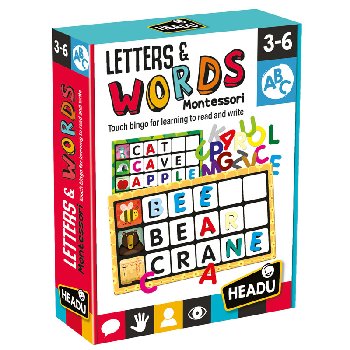 Letters & Words Montessori Bingo Game