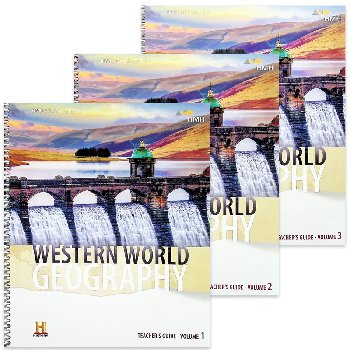 World Geography: Western World Teacher Guide Bundle 2019