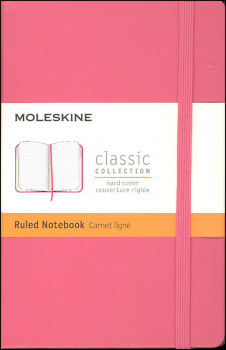 Classic Daisy Pink Hardcover Pocket Notebook - Ruled