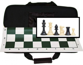Tournament Chess Set in a Canvas Bag
