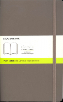 Classic Earth Brown Softcover Large Notebook - Plain