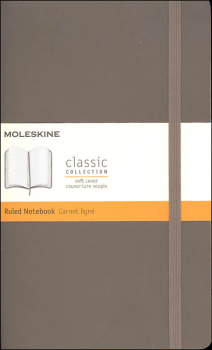 Classic Earth Brown Softcover Large Notebook - Ruled