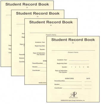 Student Record Book (Set of Four)