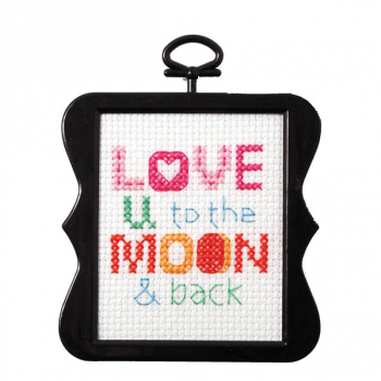 My 1st Stitch Kit - Love You to the Moon and Back (5 x 7)