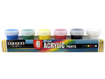 Acrylic Paints - 6 Count