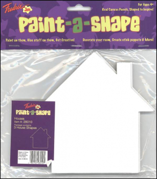 Houses Paint-a-Shape 3-Pack