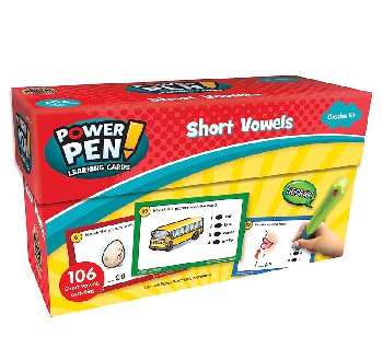 Power Pen Learning Cards - Short Vowels