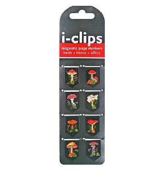 i-Clips Mushrooms Magnetic Page Markers