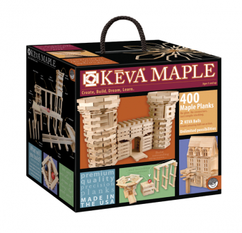 KEVA Maple 400 Plank Set