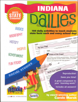 Indiana Dailies: 180 Daily Activities for Kids